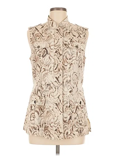 Pre-owned Chico's Vest In White