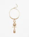 Chico's Vintage Gold Tone Statement Necklace |  In Gold