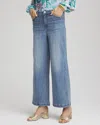 Chico's Wide Cropped Jeans In Denim