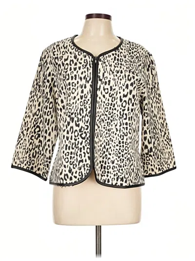 Chico's Wool Cardigan Sweater In Ivory