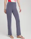 CHICO'S WRINKLE-FREE TRAVELERS PANTS IN SOFT SLATE SIZE 20 | CHICO'S TRAVEL CLOTHING