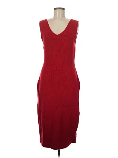 Pre-owned Chicwish Cardigan Sweater In Red