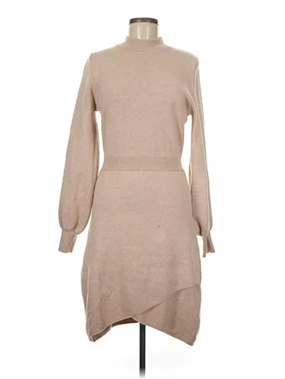 Pre-owned Chicwish Casual Dress In Brown