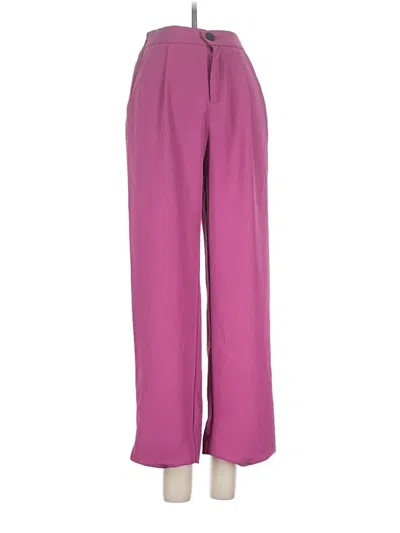 Pre-owned Chicwish Casual Pants In Purple
