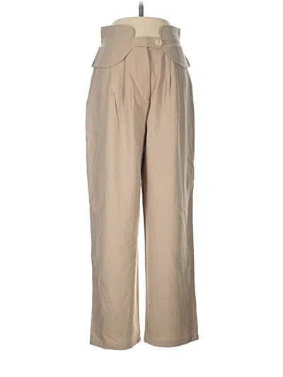 Pre-owned Chicwish Casual Pants In Tan
