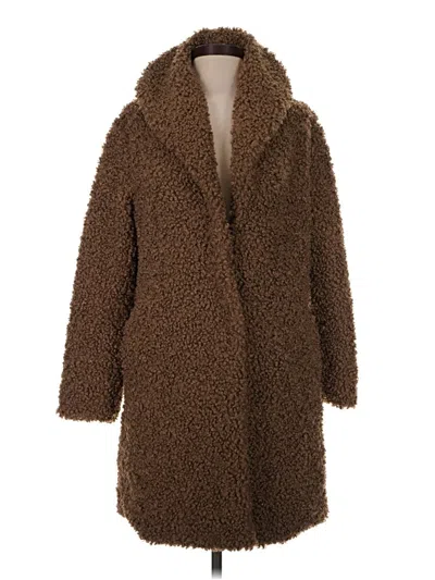 Pre-owned Chicwish Coat In Brown