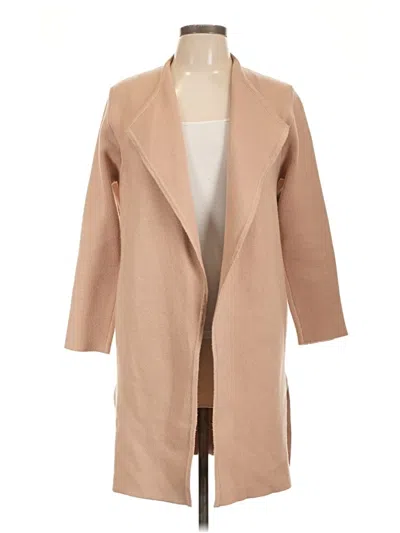 Pre-owned Chicwish Coat In Tan