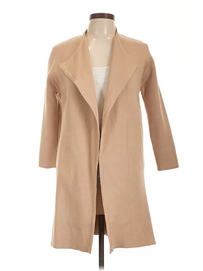 Pre-owned Chicwish Coat In Tan