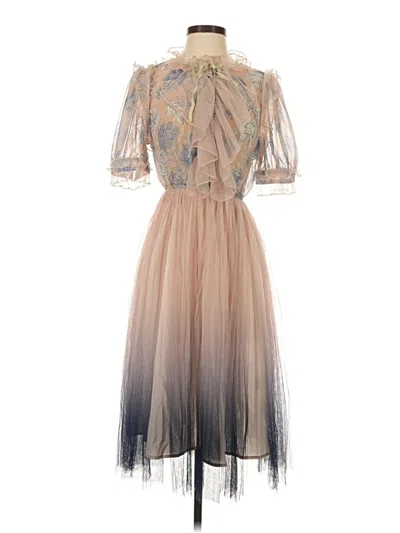 Pre-owned Chicwish Cocktail Dress In Tan