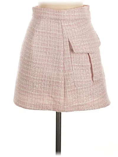 Pre-owned Chicwish Formal Skirt In Pink