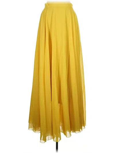 Pre-owned Chicwish Formal Skirt In Yellow