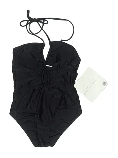 Pre-owned Chicwish One Piece Swimsuit In Black