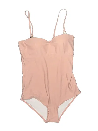 Pre-owned Chicwish One Piece Swimsuit In Pink