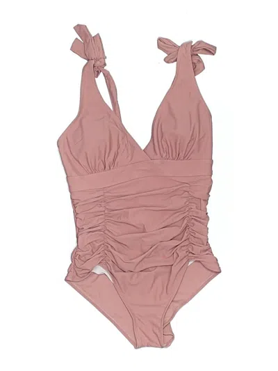 Pre-owned Chicwish One Piece Swimsuit In Red