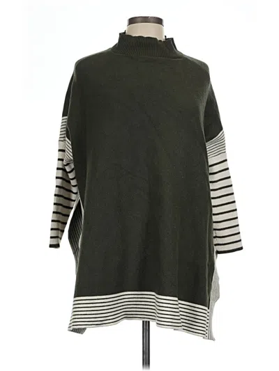 Pre-owned Chicwish Poncho In Green