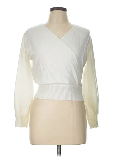 Pre-owned Chicwish Pullover Sweater In Ivory