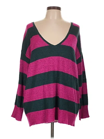 Pre-owned Chicwish Pullover Sweater In Pink