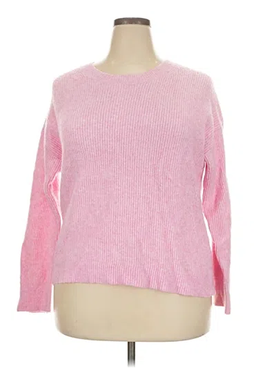 Pre-owned Chicwish Pullover Sweater In Pink