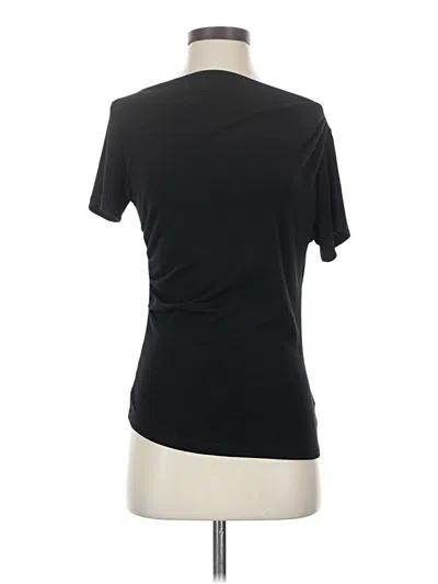 Pre-owned Chicwish Short Sleeve Top Black Scoop Neck Tops