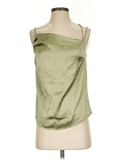 Pre-owned Chicwish Sleeveless Blouse In Green