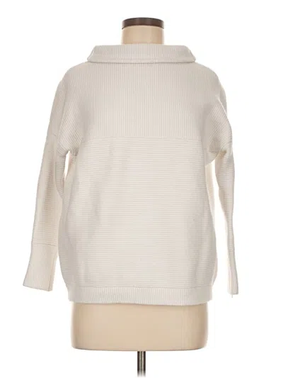 Pre-owned Chicwish Turtleneck Sweater In White
