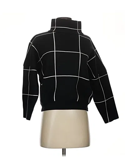 Pre-owned Chicwish Wool Pullover Sweater In Black