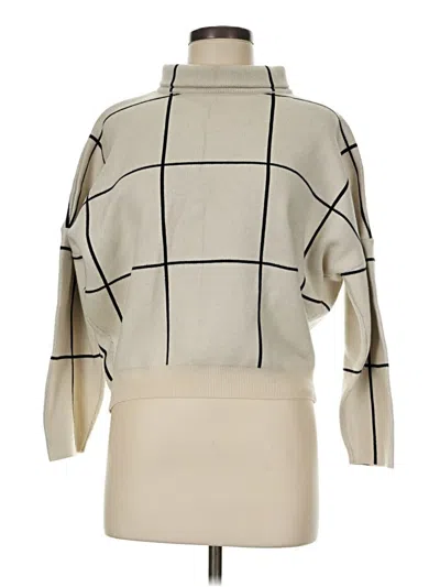 Pre-owned Chicwish Wool Pullover Sweater In Ivory