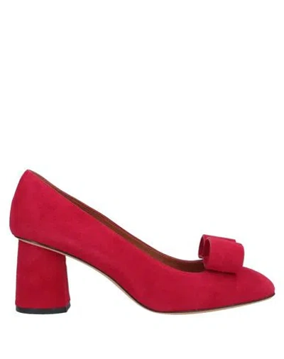 Chie By Chie Mihara Woman Pumps Red Size 10 Soft Leather