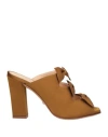 Chie By Chie Mihara Woman Sandals Mustard Size 7 Textile Fibers In Yellow