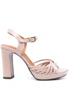 Chie Mihara 100mm Caneti Sandals In 粉色