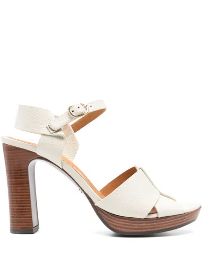 Chie Mihara 100mm Celya Sandals In Beige