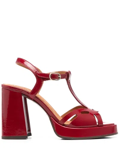 Chie Mihara 100mm Zinto Sandals In Red