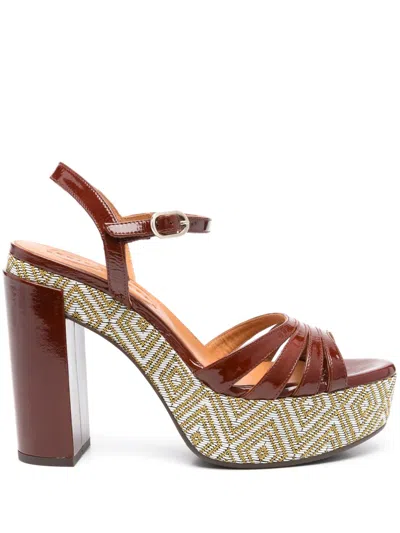 Chie Mihara 110mm Jynko Sandals In Brown
