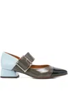 Chie Mihara 35mm Buckle-strap Block-heel Pumps