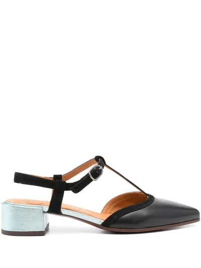 Chie Mihara 35mm Leather Pumps In Black