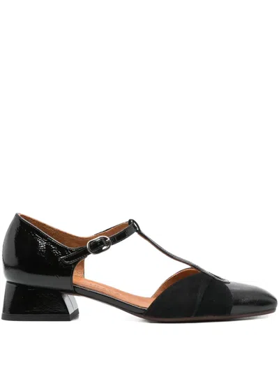 Chie Mihara 35mm T-bar Heeled Pumps In Black
