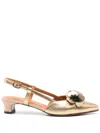 Chie Mihara Sandali Fiori Tacco 30 In Gold