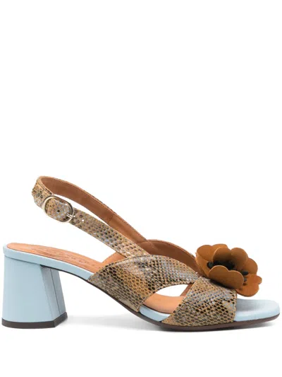 Chie Mihara 50mm Rutina Sandals In Blue