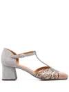 Chie Mihara 50mm Vudui Pumps In Grey
