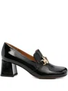 Chie Mihara 60mm Chain-link Block-heel Pumps In Black