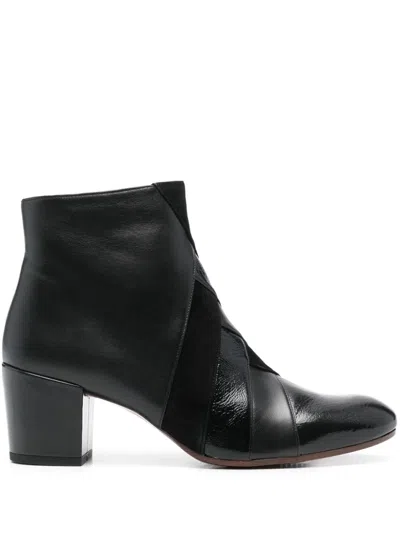 Chie Mihara Nuscap 60mm Leather Ankle Boots In Black