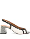 Chie Mihara 60mm Runcal Sandals In Black
