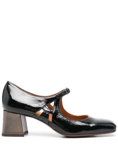 Chie Mihara Vysta 50mm Leather Pumps In Negro Plomo