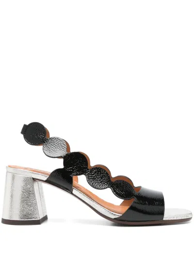 Chie Mihara 65mm Roka Sandals In Silver