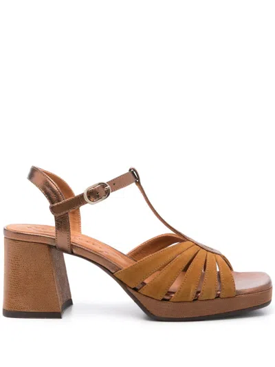 Chie Mihara 70mm Galta Sandals In 褐色