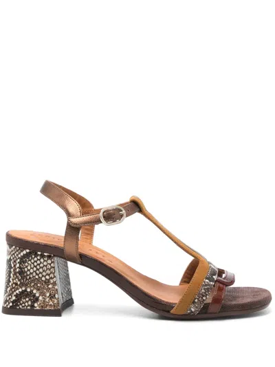 Chie Mihara 70mm Laluce Sandals In Braun