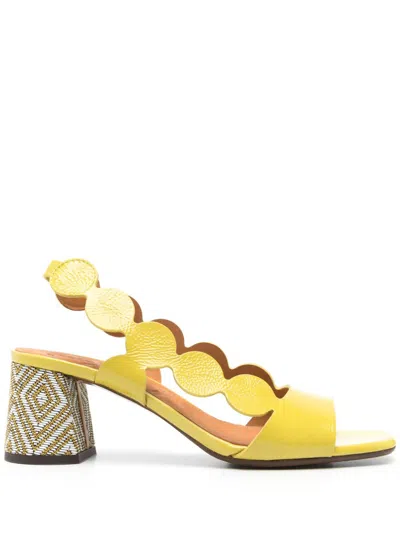 Chie Mihara 70mm Roka Sandals In Green