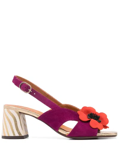 Chie Mihara 70mm Rutina Sandals In Purple