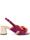 Chie Mihara 70mm Rutina Sandals In Purple