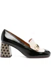 Chie Mihara 70mm Sybro Panelled Pumps In Black